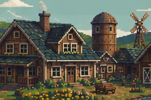 Level 10 farm — full estate